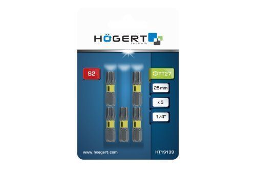 Бита ударная Torx, TT27, 25, HT1S139 уп 5 шт Hoegert