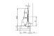 Петля Metalla MINI A, внутренняя, планка H=0 slide-on, никель, 95x уп 1 шт hafele 10020100230 фото 2