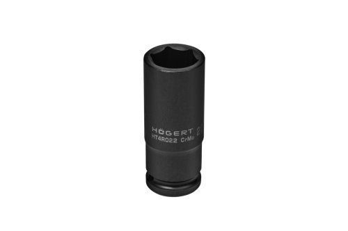 Головка ударна подовжена Hex 1/2", CrMo, 22, HT4R022 уп 1 шт Hoegert