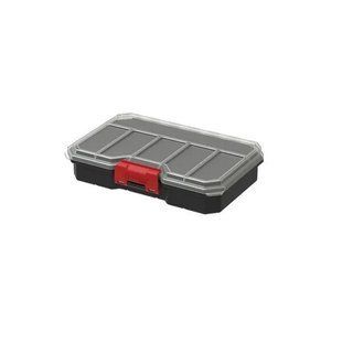 Органайзер для дрібних деталей, 9", 220x147x45, REGULAR Organizer Compact M Black, ORGQRCMCZAPG001, QBRICK 11061010601 фото