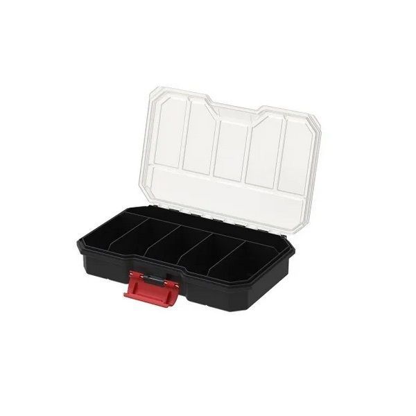 Органайзер для дрібних деталей, 9", 220x147x45, REGULAR Organizer Compact M Black, ORGQRCMCZAPG001, QBRICK 11061010601 фото