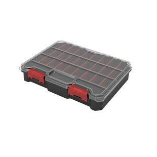 Органайзер для дрібних деталей, 11", 290x220x54, REGULAR Organizer Compact L Black, ORGQRCLCZAPG001, QBRICK 11061010701 фото