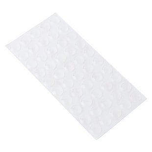 Відбійник самоклеючий, круглий, силікон, прозорий, 10x1,5 уп 1 шт FOLDECOR 10031100230 фото