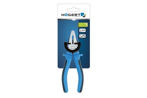 Плоскогубцы универсальные, CrV, 160, HT1P006 уп 1 шт Hoegert