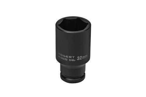 Головка ударна подовжена Hex 1/2", CrMo, 32, HT4R032 уп 1 шт Hoegert
