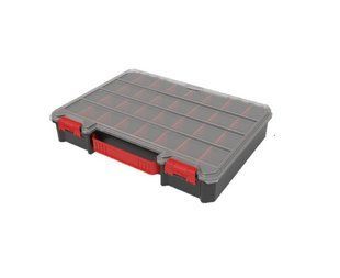 Органайзер для дрібних деталей, 15", 390x285x69, REGULAR Organizer Compact XL Black, ORGQRCXLCZAPG001, QBRICK 11061010801 фото