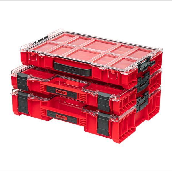 Органайзер для мелких деталей, 18", 450x296x79, SYSTEM PRO Organizer 100 Red, ORGQPRO100CZEPG001, QBRICK 11061009902 фото