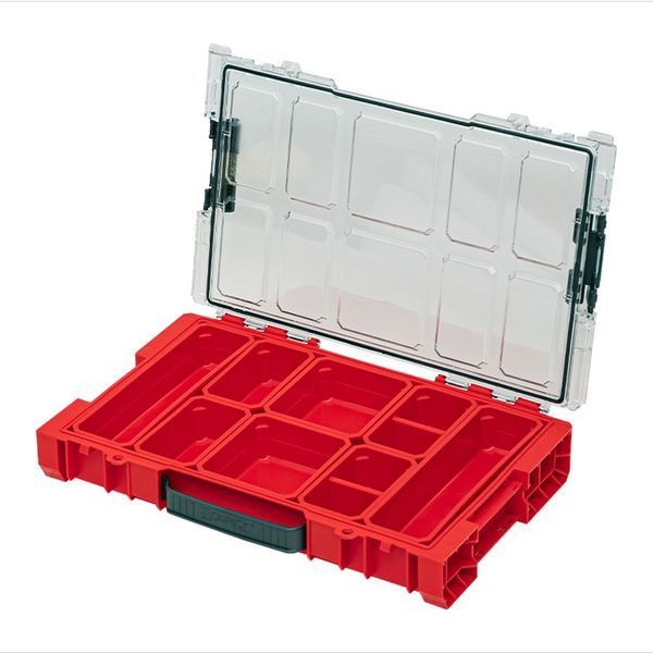 Органайзер для мелких деталей, 18", 450x296x79, SYSTEM PRO Organizer 100 Red, ORGQPRO100CZEPG001, QBRICK 11061009902 фото