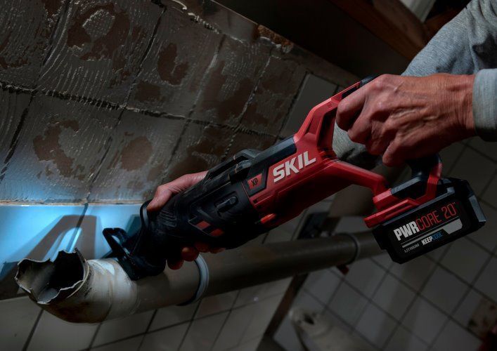 Пила шабельна акумуляторна безщіткова, SKIL 3480 CB XP + акумулятор 4,0 Ah + зарядний пристрій SW1E3480CB+BR1E3137AA+CR1E3122AA 11071800306 промо-комплект SW1E3480CB+BR1E3137AA+CR1E3122AA фото