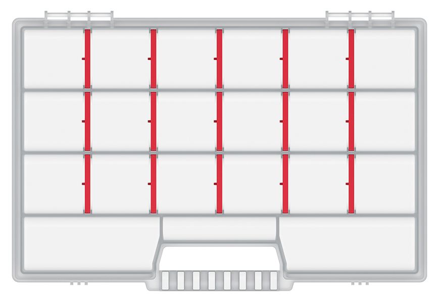 Органайзер для мелких деталей, 12", 290x195x35, NORT, KNO30204T, Kistenberg 11061004301 фото