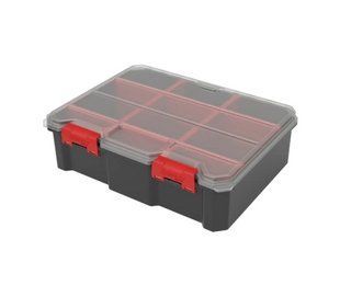 Органайзер для мелких деталей, 11", 290x220x84, REGULAR Organizer Compact L Plus Black, ORGQRCLPCZAPG001, QBRICK 11061011101 фото