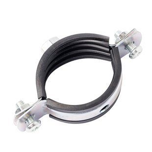Хомут сантехнічний, з EPDM вставкою, цинк білий, 1/4" (12-15)/M8 уп 1 шт snapt 09010101430 фото