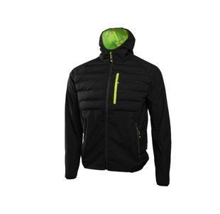 Гибридная куртка Hoegert JIM HT5K265 SoftShell, 100% полиэстер, черная, S (48) 14010400730 фото