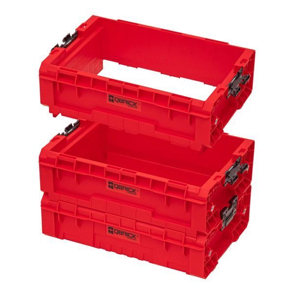 Відкритий ящик для інструментів, 18", 450x310x151, SYSTEM PRO Box Extender Red, SKRQPROBEX2CZEPG001, QBRICK 11060301402 фото