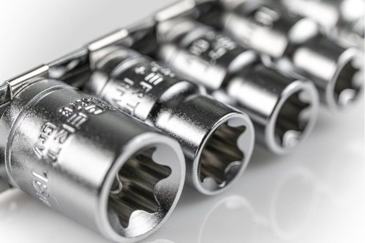 Набір головок Torx 1/4" і 3/8", CrV, HT1A884 уп 9 шт Hoegert 16011206430 фото