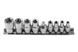 Набір головок Torx 1/4" і 3/8", CrV, HT1A884 уп 9 шт Hoegert 16011206430 фото 1