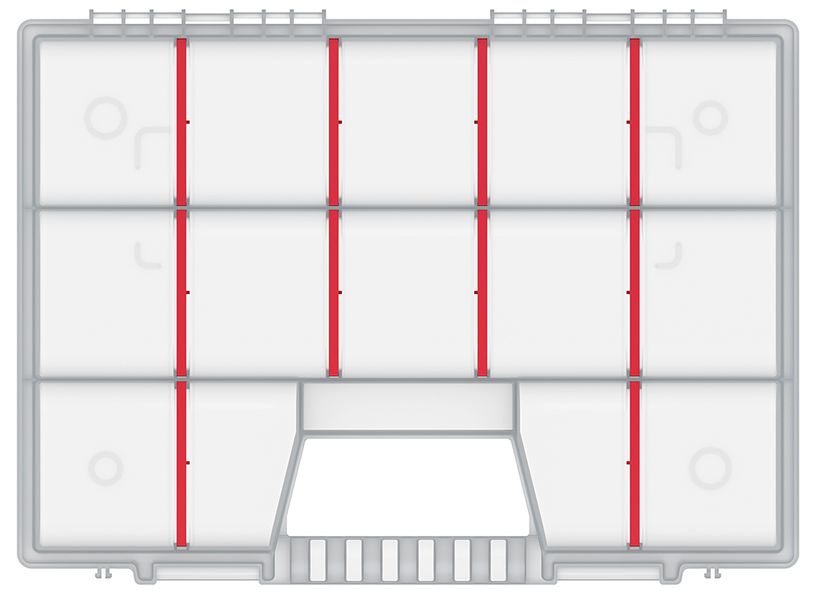 Органайзер для мелких деталей, 16", 390x290x65, NORT, KNO40307T, Kistenberg 11061004501 фото