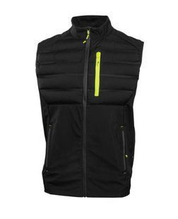 Гибридный жилет Hoegert MAT HT5K266 SoftShell, 100% полиэстер, черный, S (48) 14011002530 фото