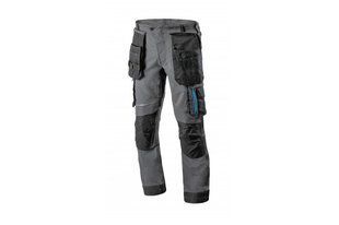 Брюки рабочие Hoegert TAUBER HT5K812-L 4-way stretch 92% полиамид, 8% эластан темно-серый, L (52) 14020900330 фото