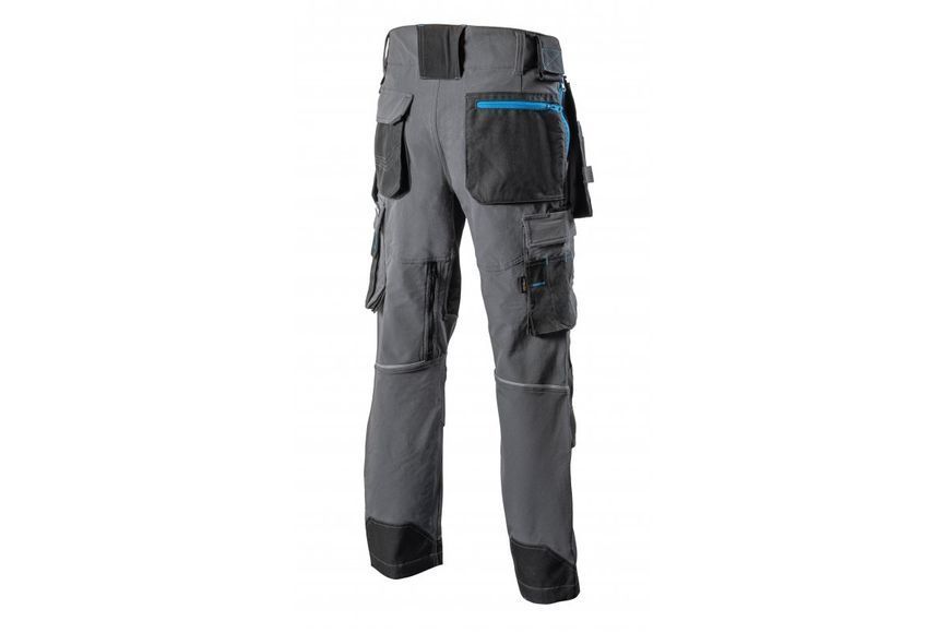 Брюки рабочие Hoegert TAUBER HT5K812-L 4-way stretch 92% полиамид, 8% эластан темно-серый, L (52) 14020900330 фото