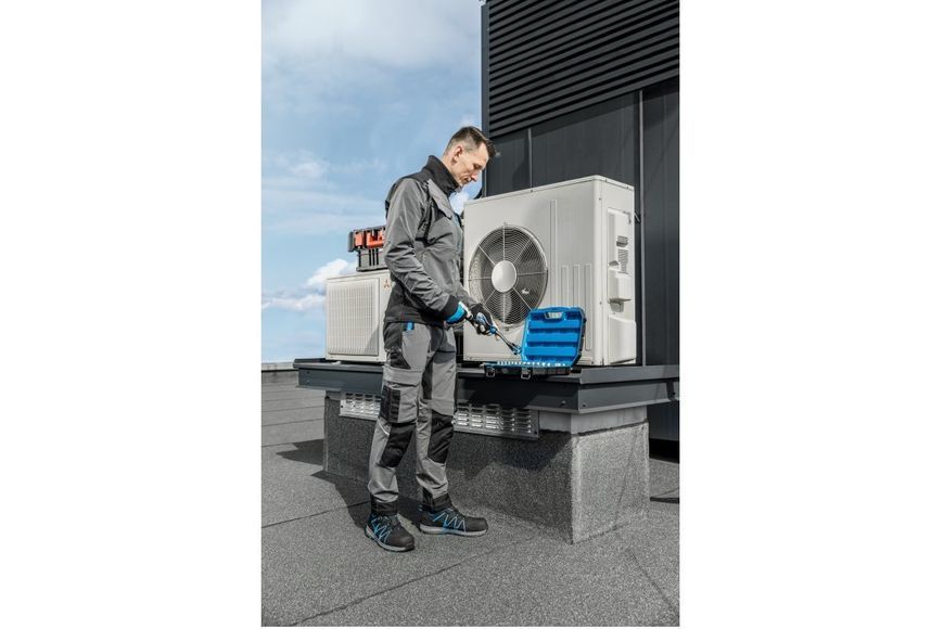 Брюки рабочие Hoegert TAUBER HT5K812-L 4-way stretch 92% полиамид, 8% эластан темно-серый, L (52) 14020900330 фото