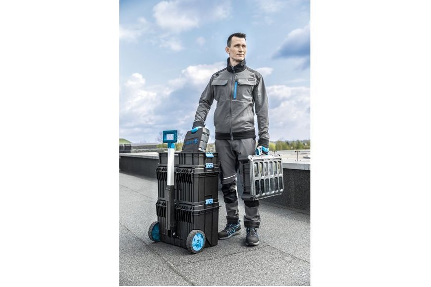 Брюки рабочие Hoegert TAUBER HT5K812-L 4-way stretch 92% полиамид, 8% эластан темно-серый, L (52) 14020900330 фото