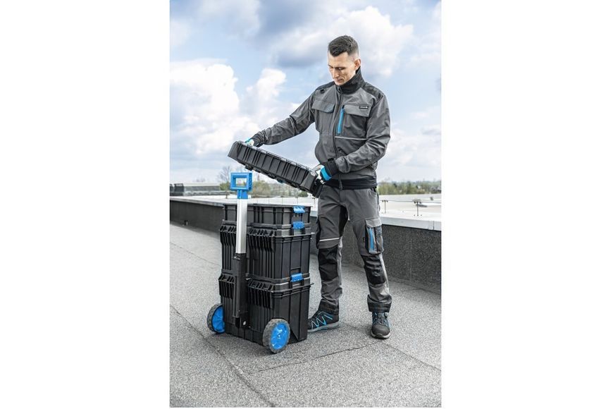 Брюки рабочие Hoegert TAUBER HT5K812-L 4-way stretch 92% полиамид, 8% эластан темно-серый, L (52) 14020900330 фото