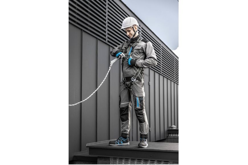 Брюки рабочие Hoegert TAUBER HT5K812-L 4-way stretch 92% полиамид, 8% эластан темно-серый, L (52) 14020900330 фото