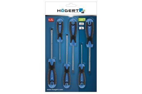 Набор отверток, HT1S095 уп 6 шт Hoegert