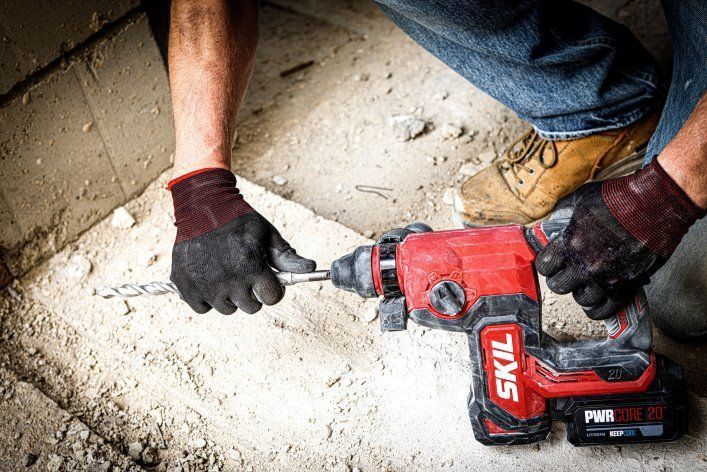 Перфоратор акумуляторний безщітковий, SKIL 3851 CA XP (акумулятор 4,0 Ah; зарядний пристрій) 11070400206 (RH1E3851CA+BR1E3137AA+CR1E3122AA) промо-комплект RH1E3851CA+BR1E3137AA+CR1E3122AA фото