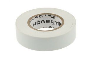Стрічка ізоляційна ПВХ, біла, HT1P285 уп 1 шт Hoegert