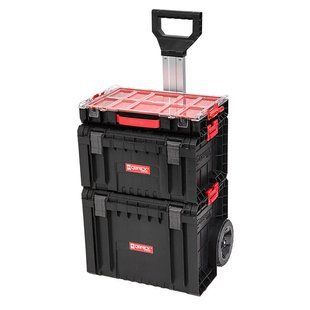 Набор ящиков для инструментов на колесах, 18", 450x390x690, SYSTEM PRO Set 2, Z254386PG001, QBRICK 11060402301 фото