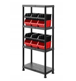Стелаж для майстерні, 600x300x1340, REGULAR Shelving System SET2, Z262602PG001, QBRICK