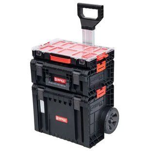 Набор ящиков для инструментов на колесах, 18", 450x390x690, SYSTEM PRO Set 4, Z256953PG001, QBRICK 11060402601 фото