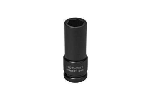 Головка ударна подовжена Hex 1/2", CrMo, 19, HT4R019 уп 1 шт Hoegert